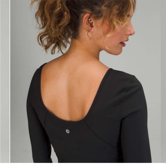 Lululemon Align Long Sleeve Shirt Black size 8 NEW WITH TAGS 🖤 - Picture 4 of 9